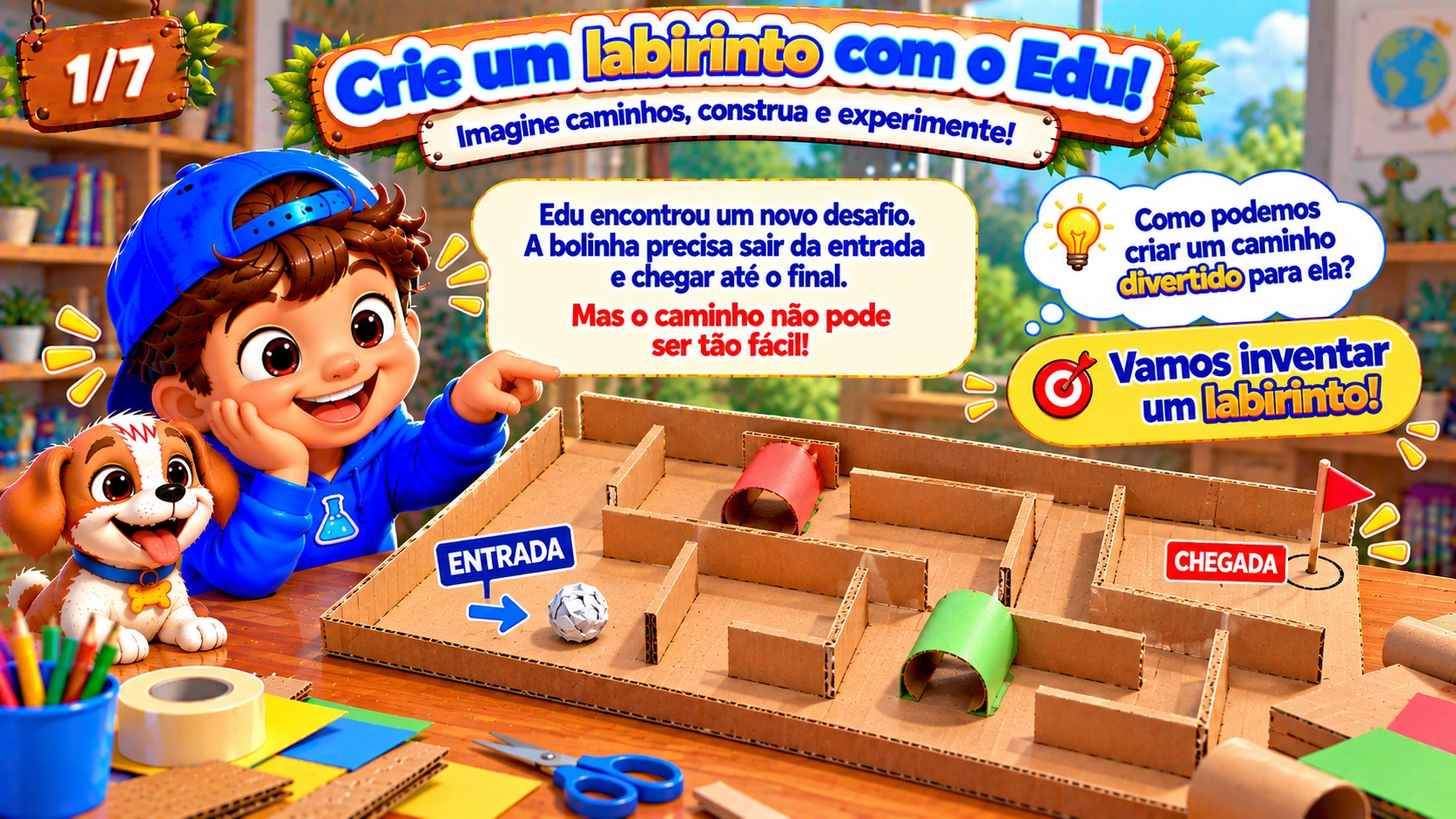 Crie um labirinto com o Edu!